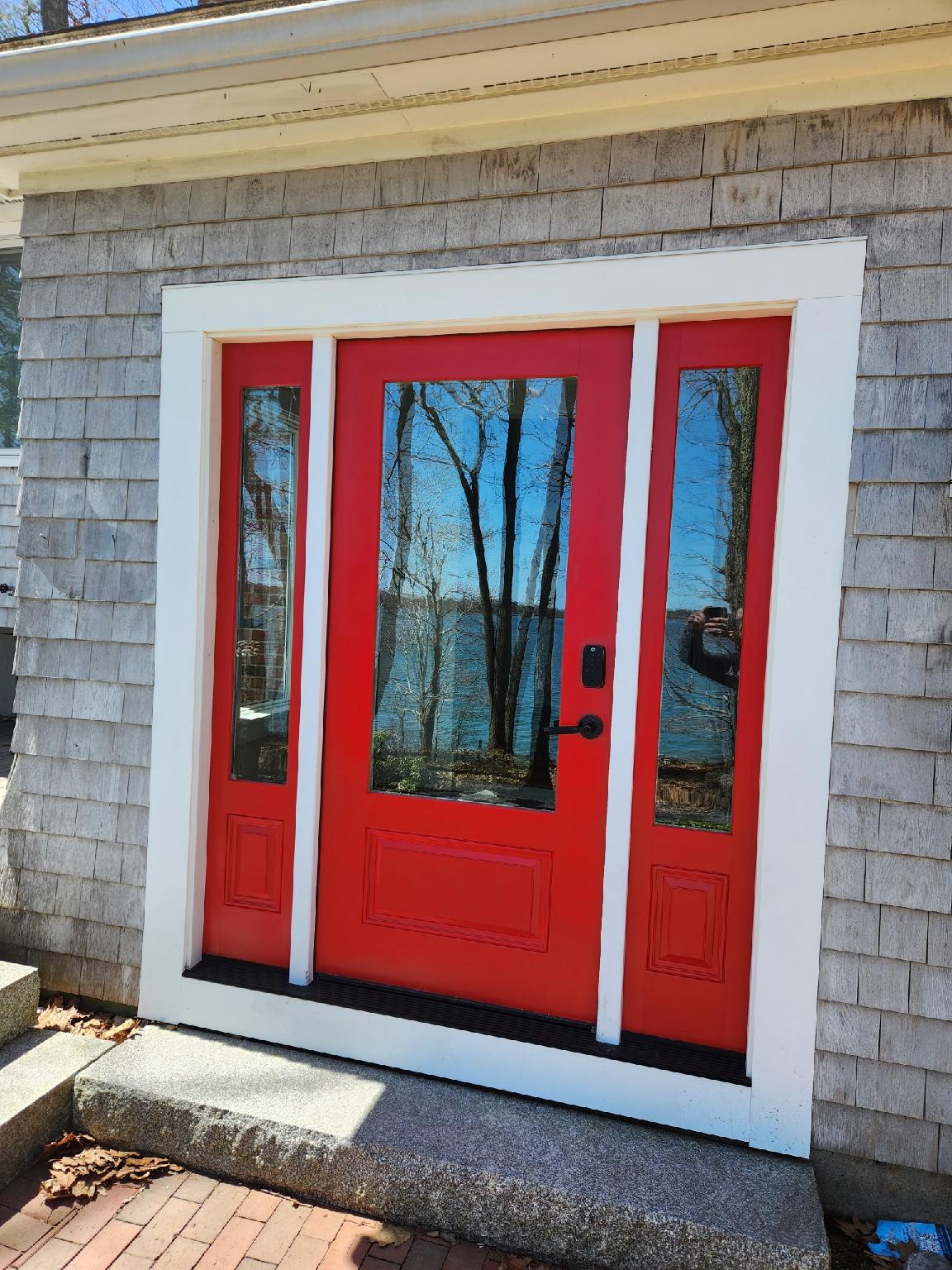 after exterior door painting in Yarmouth, ME