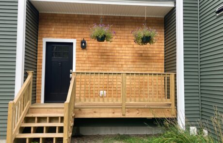 After 1 (1) Gray, ME Interior Siding Staining