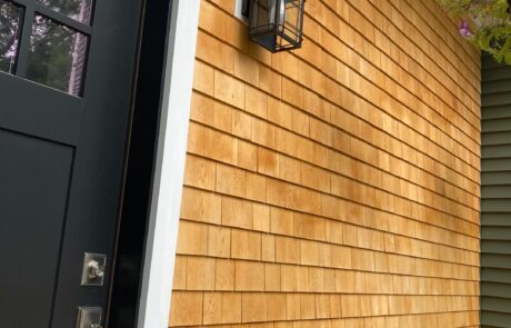 After 2 (1) Gray, ME Interior Siding Staining